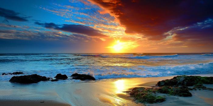 2560x1600 63+ Ocean Beach Wallpapers on WallpaperPlay