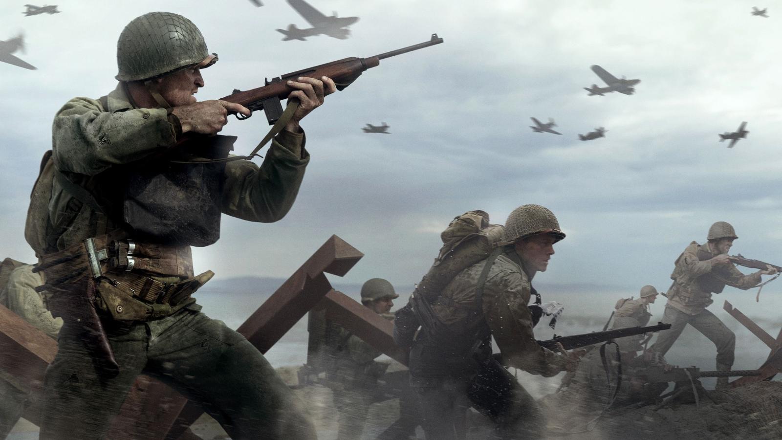 2560x1440 Awesome Call of Duty: WWII Soldiers in War wallpaper | WW2 reference