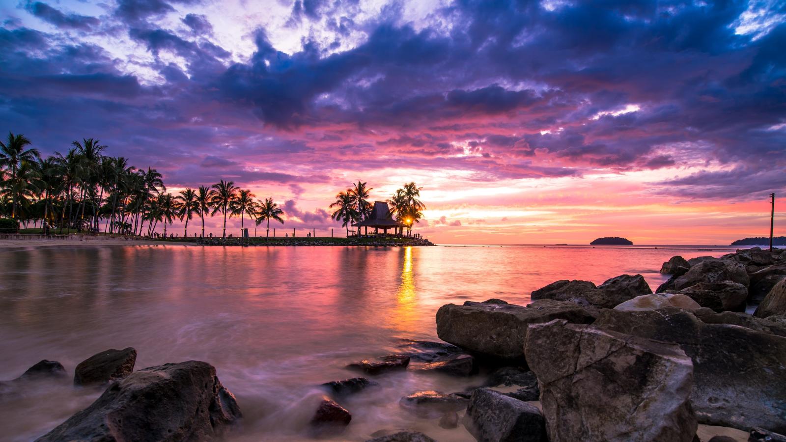 5120x2880 Beaches & Islands Hd Wallpapers - Beach Sunset Wallpaper Hd (#10483