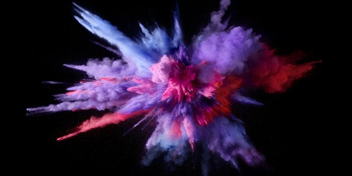 5120x2880 Mac OS Sierra Color Splash Purple, HD Abstract, 4k Wallpapers