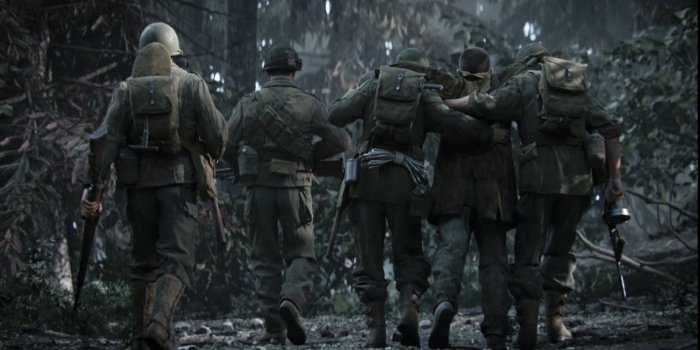 1920x1080 Wallpaper : Call of Duty World War II, soldier, video games, forest
