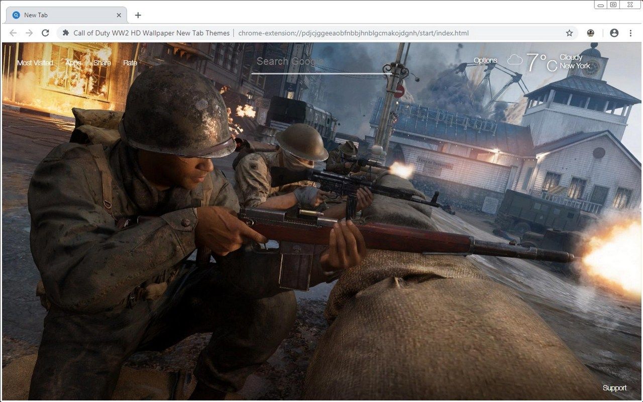 1280x800 Call of Duty WW2 HD Wallpaper New Tab Themes | HD Wallpapers