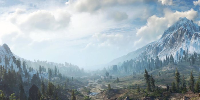 2560x854 Dual monitor The Witcher 3: Wild Hunt wallpapers, HD backgrounds