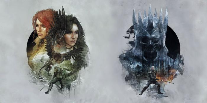 3839x1079 3840x1080] Witcher 3 Dual Monitor Steelbook Artwork Wallpaper - Imgur