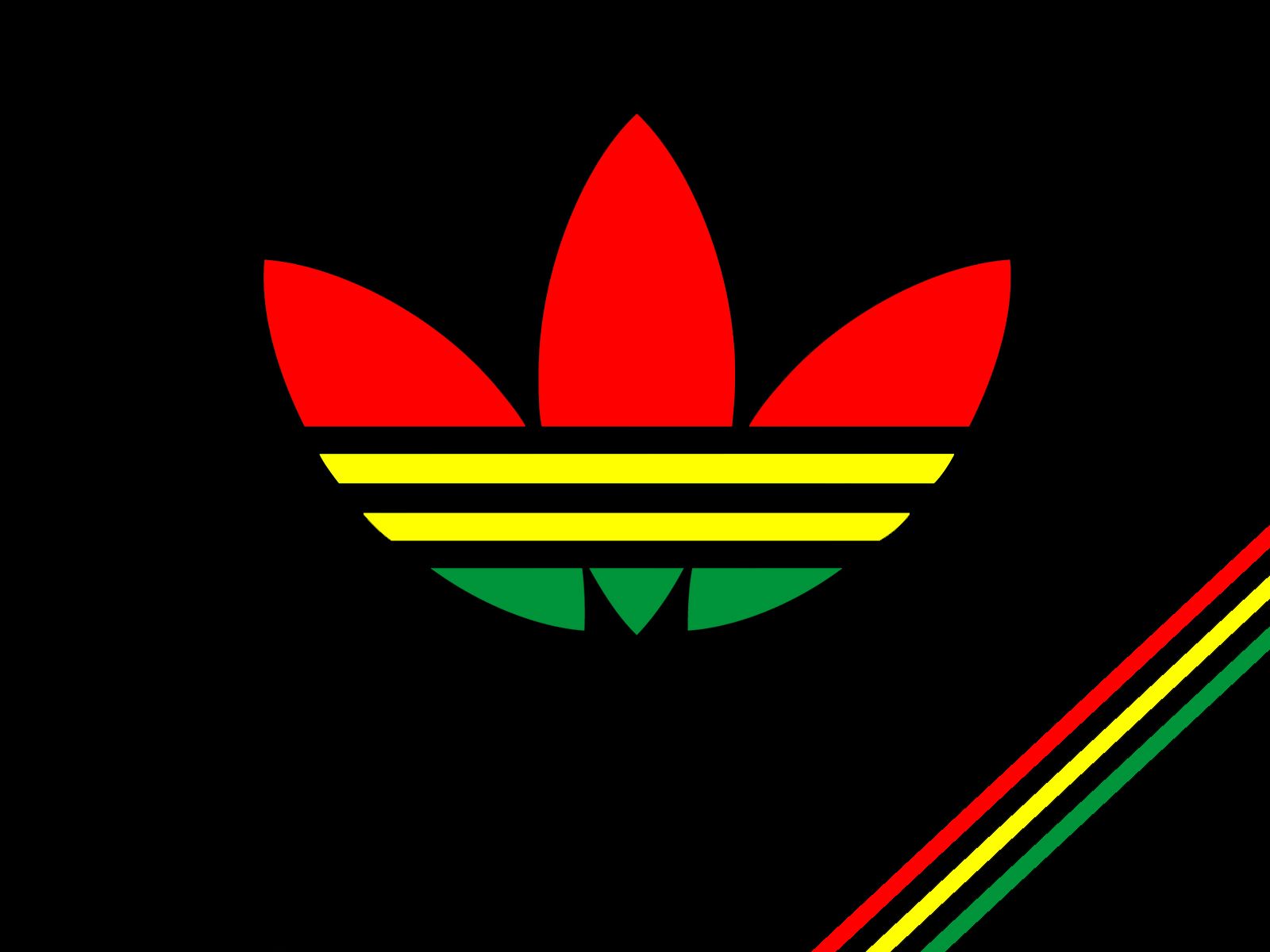 1600x1200 Adidas Logo Rasta HD Wallpaper - Ongur