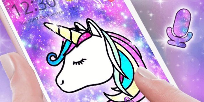 720x1280 Glitter Galaxy Unicorn for Android - APK Download