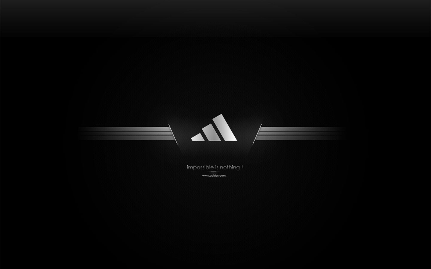1440x900 Logo Wallpaper: black adidas background for your fast dial.