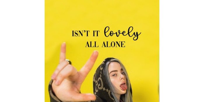 900x900 Billie Eilish Logo Wallpapers