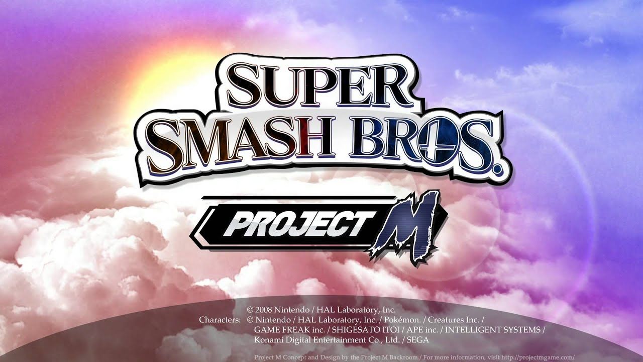 1280x720 Super Smash Bros. Project M - Custom Title Screen