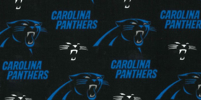 1200x1360 Carolina Panthers Cotton Fabric -Logo