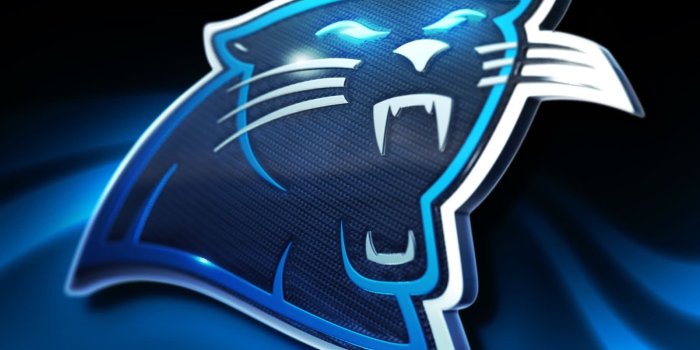 1599x1066 Carolina Panthers Glowing Blue Logo Wallpaper | Zoom Wallpapers