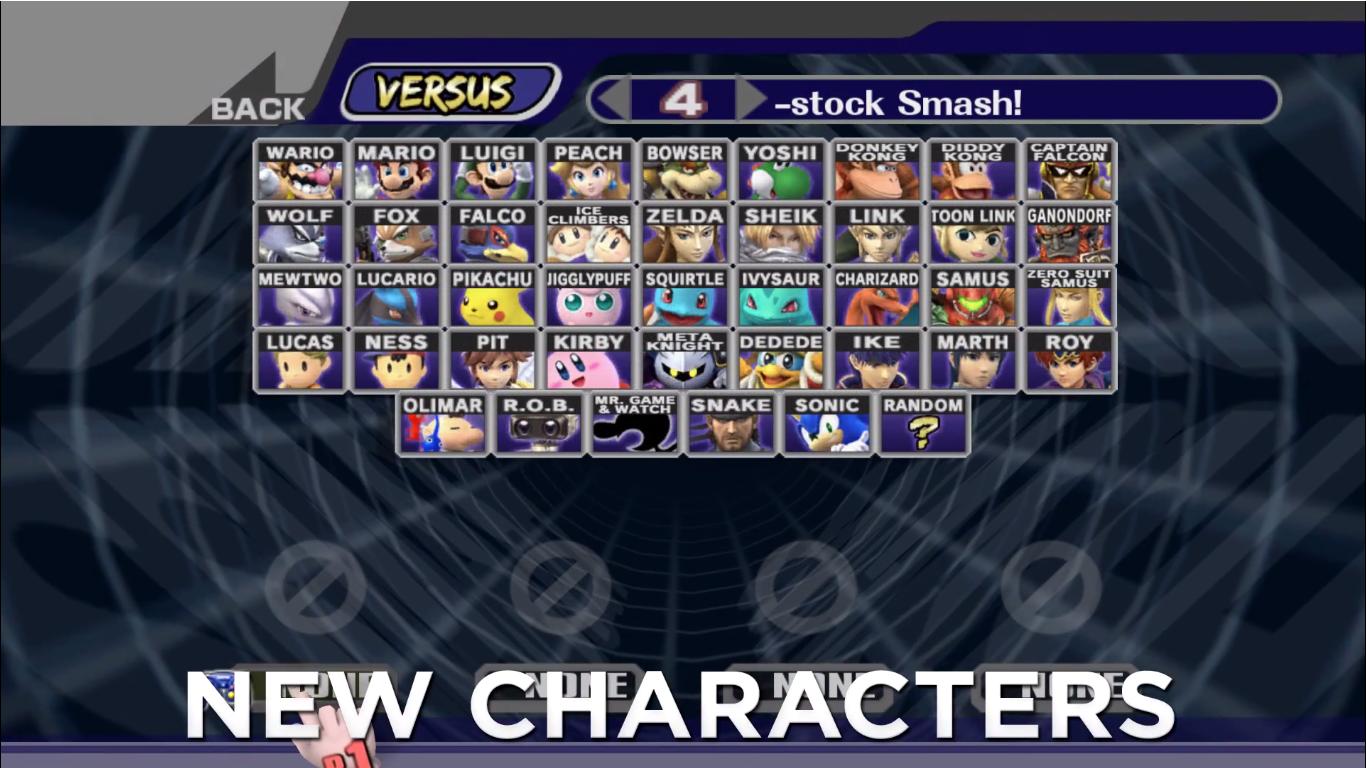 1366x768 Project M 3.0 Character Select Screen - Imgur