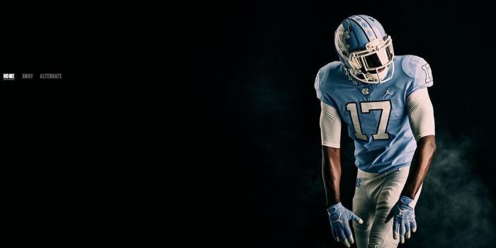 1600x760 Jordan UNC Football. Nike.com