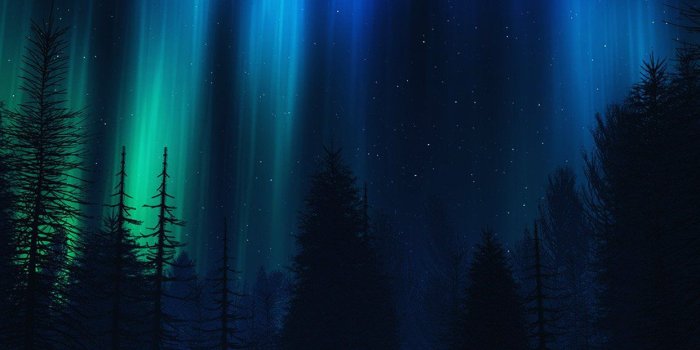 1242x2208 Aurora Night Sky Dark Blue Nature Art Android wallpaper - Android HD