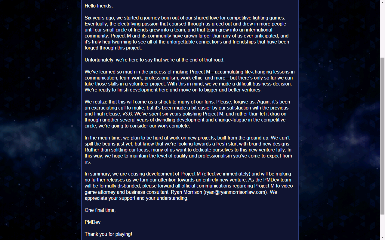 1280x800 Project M Is Dead | Project M | Know Your Meme