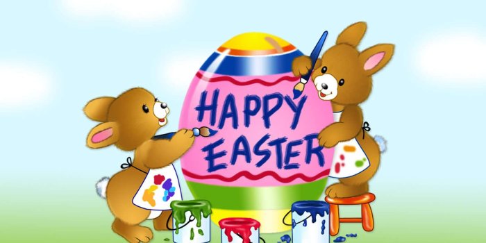 1600x1200 Happy Easter Free Rabbit Desktop Wallpaper