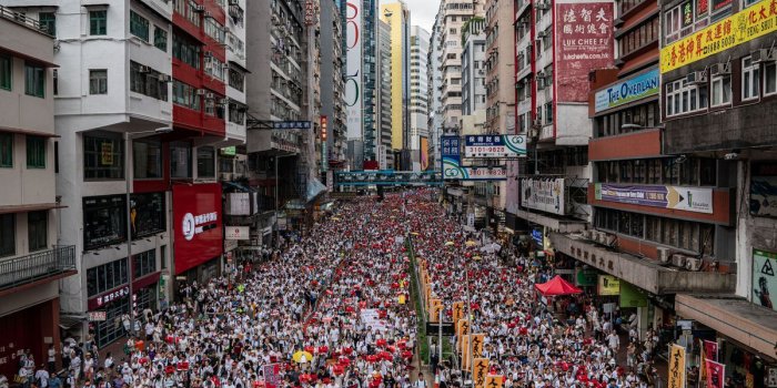 1200x800 Hong Kong march: hundreds of thousands protest extradition bill - Vox