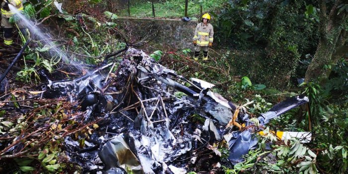 1600x1200 Helicopter crashes at Kadoorie Farm and Botanic Garden in Hong Kong