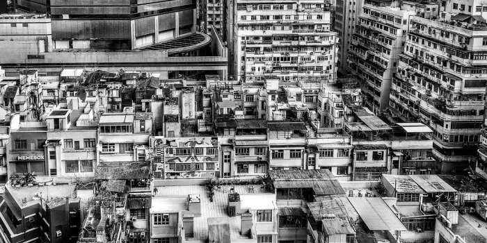 1024x768 Buildings of the old Hong Kong (Hong Kong, China. Gustavo …