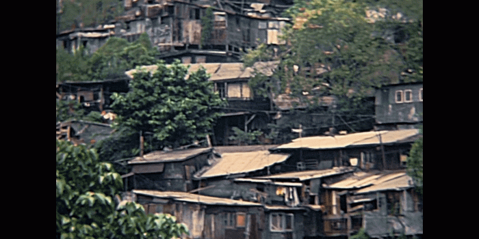 1920x1080 Old wooden houses of Hong Kong skyline. Historic restored footage on 1980s  with old buildings. Stock Video Footage - Storyblocks Video
