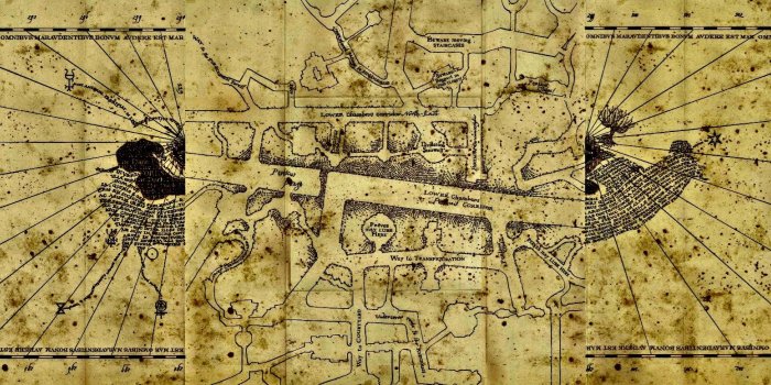 3637x776 The Marauder's Map By CiroGiso On DeviantArt Desktop Background