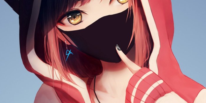 1080x1920 Anime Girl Hoodie 4K Ultra HD Mobile Wallpaper