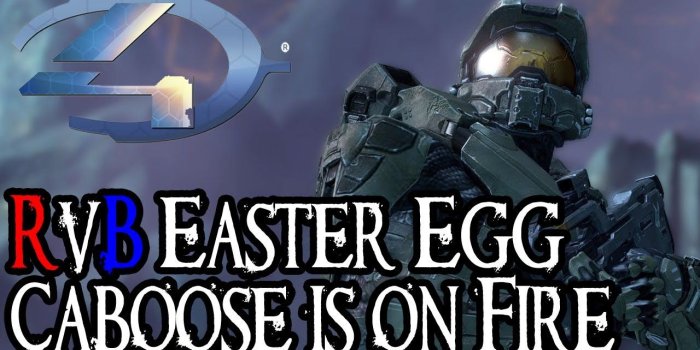 1280x720 Halo 4 - Red vs Blue Easter Egg - Caboose is on Fire