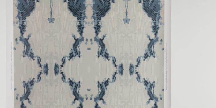 1024x1024 Cascade Wallpaper (Indigo)