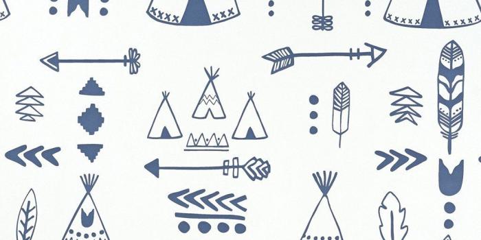 1024x1024 Teepees Wallpaper for Children – Hibou Home