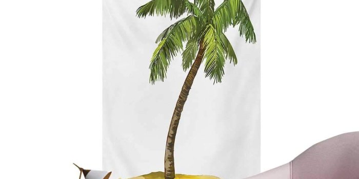 1000x1000 Amazon.com: Anzhutwelve Palm Tree Photographic Wallpaper Cartoon