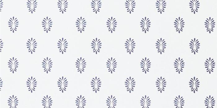 1400x1400 Florida Dilly Peel & Stick REMOVABLE Wallpaper Indigo/White