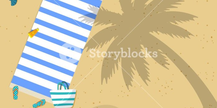 1000x811 Summer Beach Vacation Holidays Poster, Wallpaper. Copy Space. Top