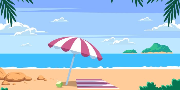 1750x980 hd free palm trees view from beach side