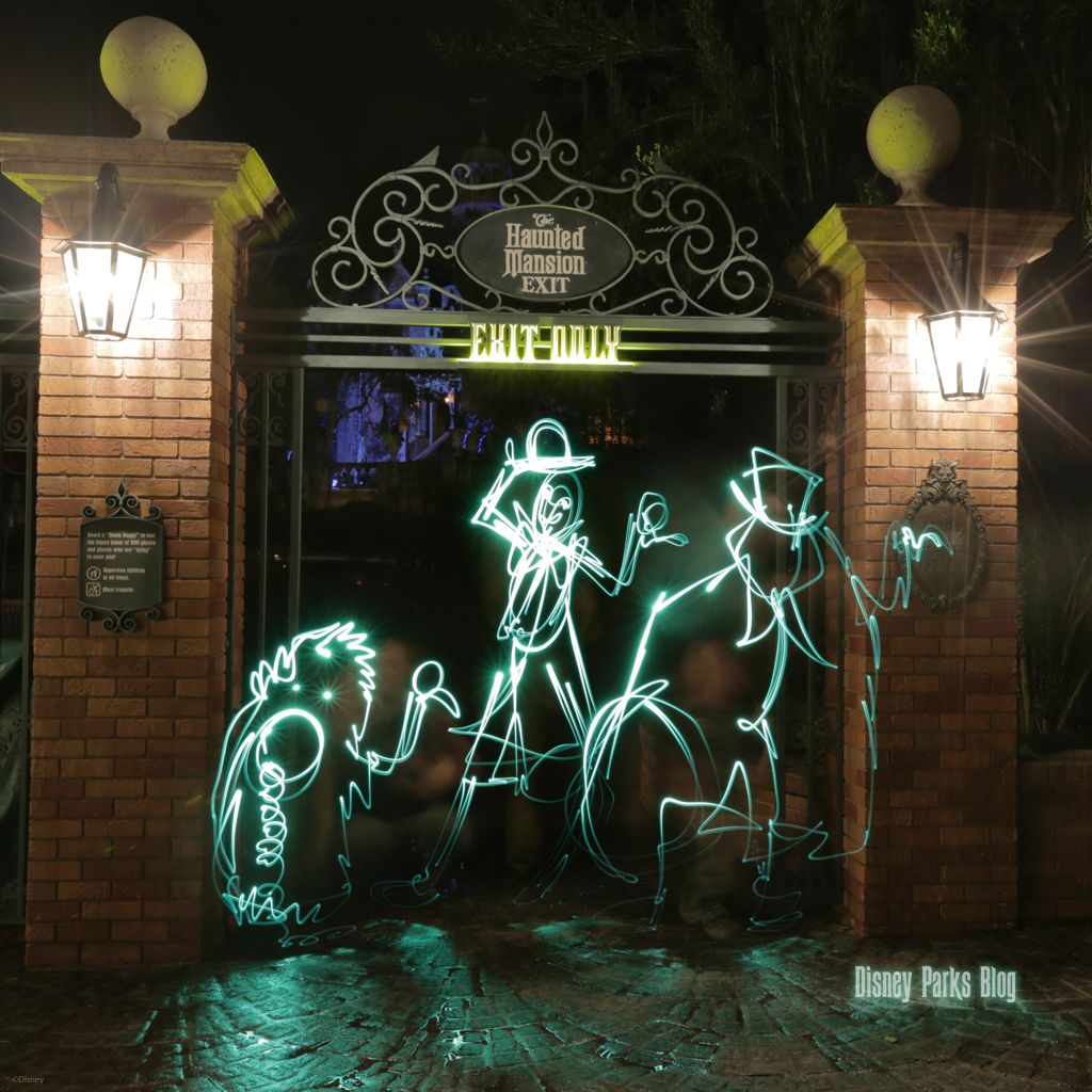 1024x1024 Halloween Light Painting from Magic Kingdom Park | Disney Parks Blog