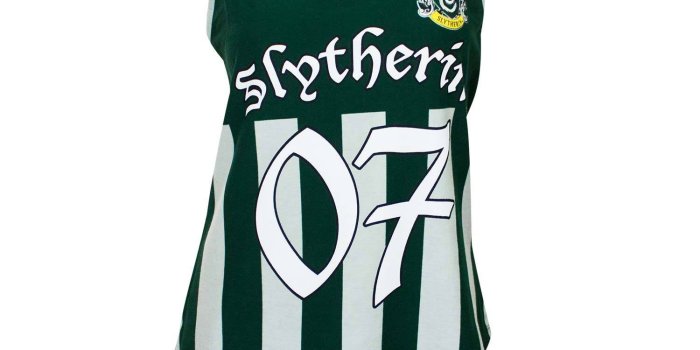 1500x1500 Harry Potter Women's Slytherin Quidditch Seeker Green Cotton Varsity Sleep  Set