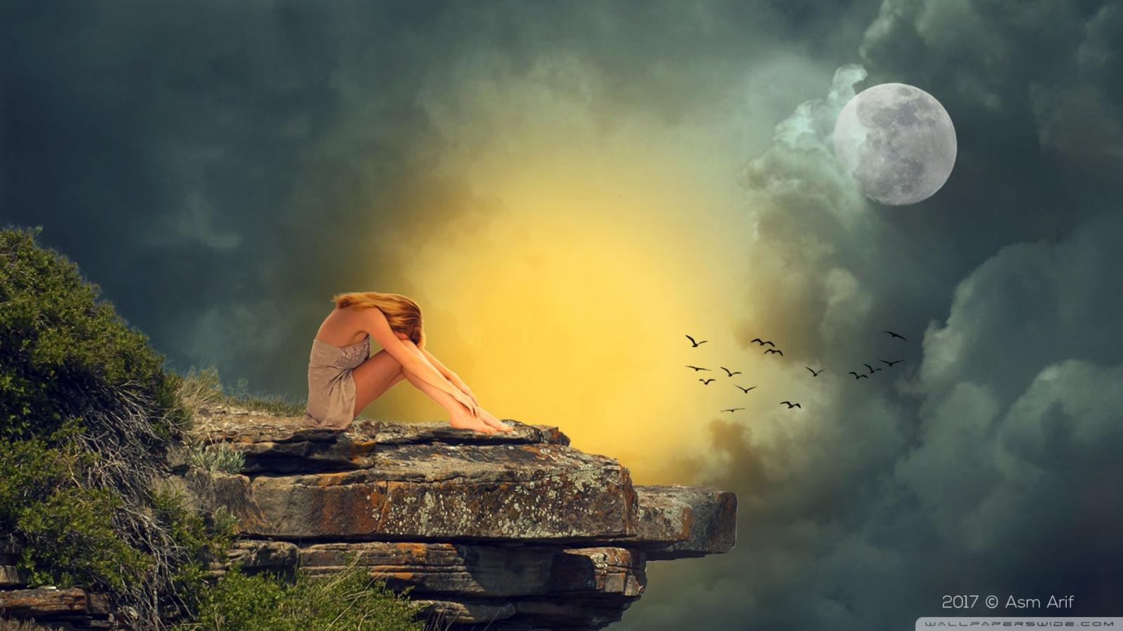 1920x1080 Sad Girl ❤ 4K HD Desktop Wallpaper for 4K Ultra HD TV • Wide