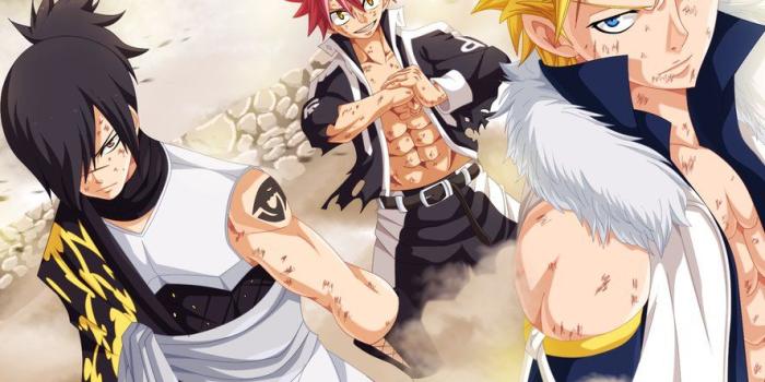 887x900 Fairy Tail picha *Rogue Natsu Sting Ready to Fight* HD karatasi la