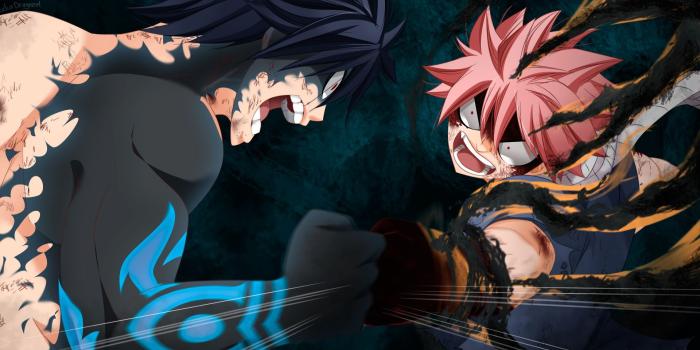 1920x1080 Wallpaper Of Anime, Fairy Tail, Gray Fullbuster, Natsu - Natsu End