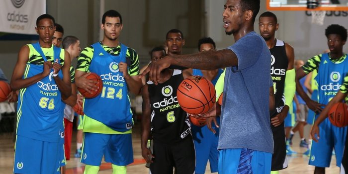 1200x800 Exclusive with Sixers Scout Mike VandeGarde at adidas Nations