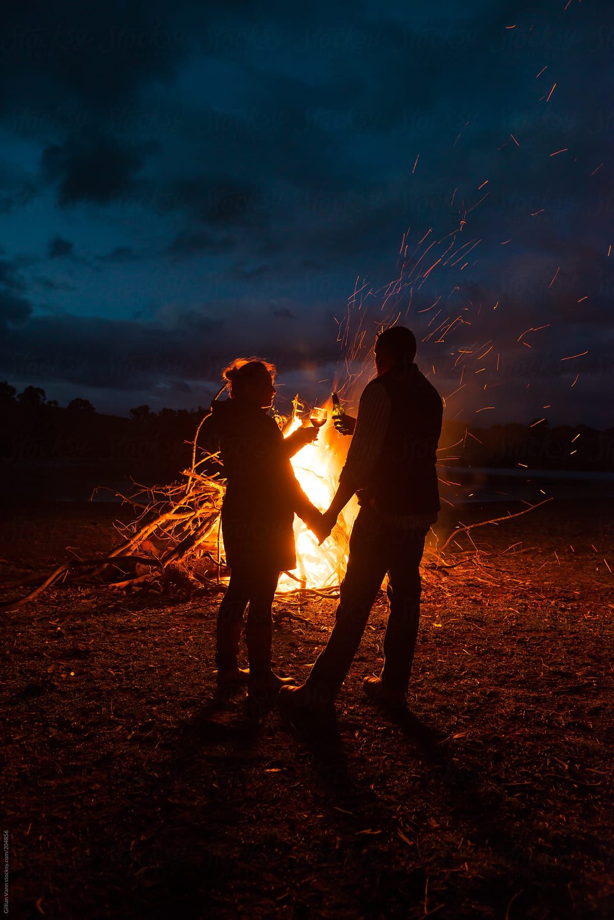 1200x1798 Stock Photo - Bonfire Love