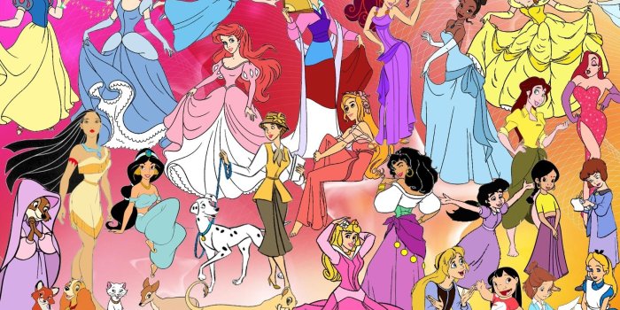 1920x1200 ALL Disney Girls - Childhood Animated Movie Heroines Fan Art