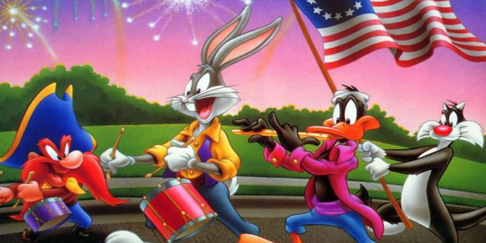 3840x2400 Cartoon Looney Tunes 4th Of July Yosemite Sam Bugs Bunny Daffy Duck