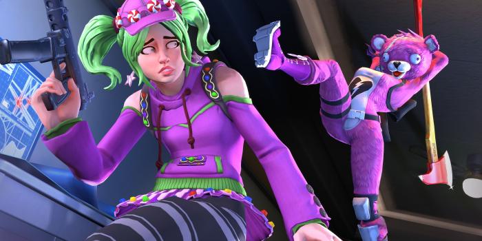 3840x2160 FORTNITE. Cuddle Team Leader and Zoey | Fortnite