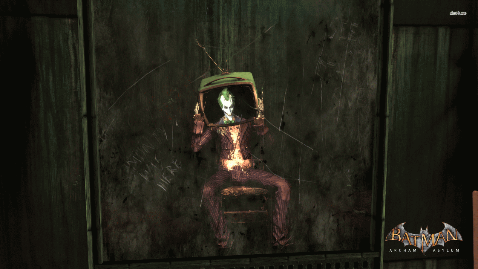 1920x1080 Joker- Batman - Arkham Asylum wallpaper - Game wallpapers - #12356