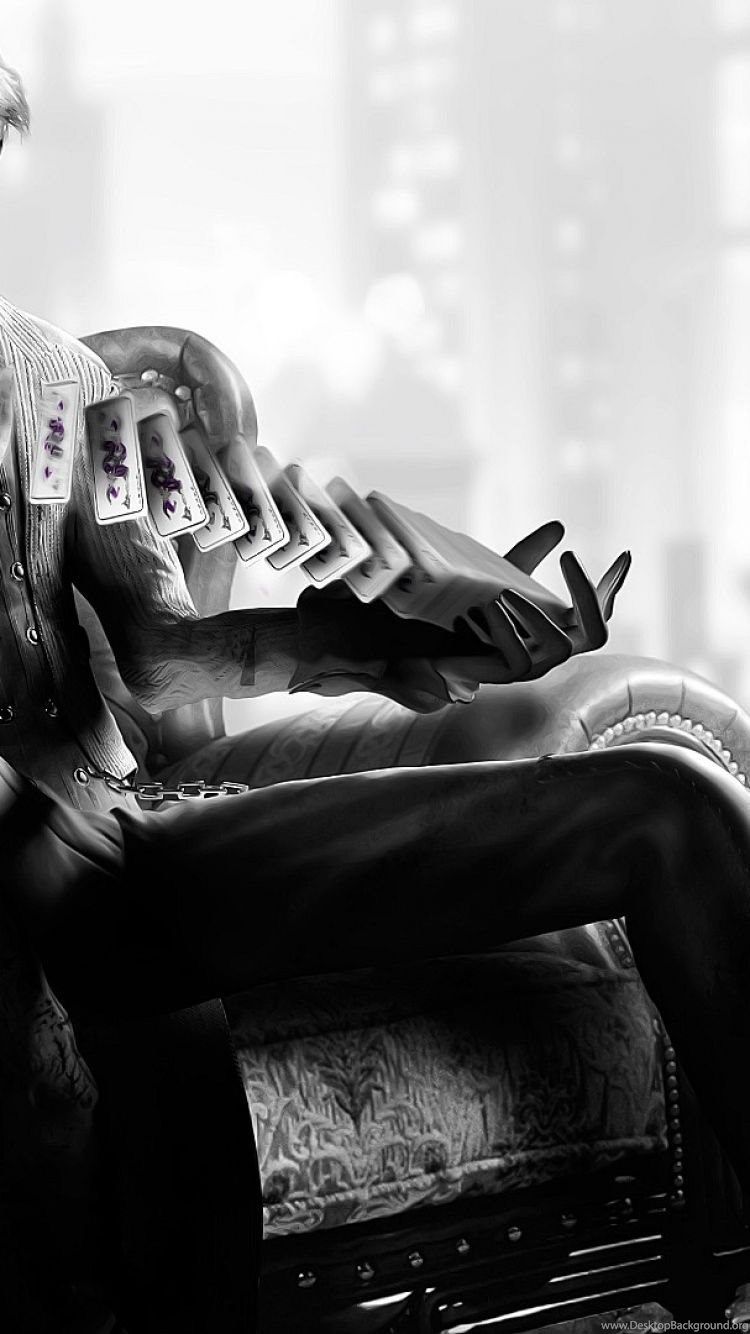 750x1334 Download Wallpapers 750x1334 Batman Arkham City, The Joker
