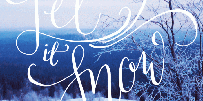 1080x1920 The Writing's On The Wall: Let It Snow