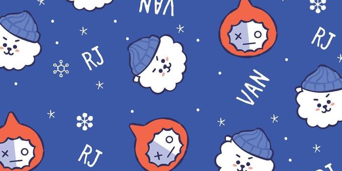 1080x1920 rj #van #let It Snow #wallpaper #hd #lockscreen #linefriends - Bt21