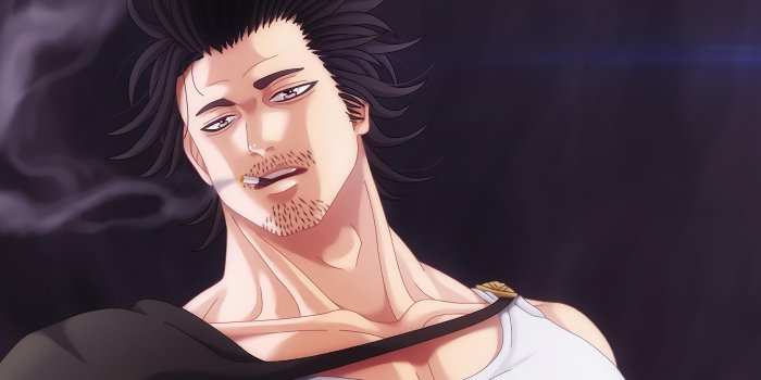 3840x1200 Captain Yami Sukehiro, Black Clover anime television series HD