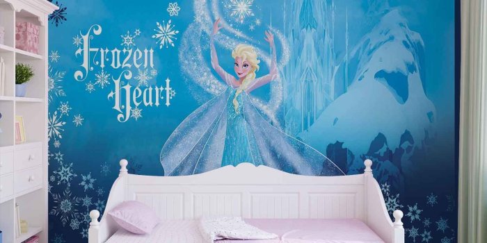 1600x1600 Frozen Elsa Disney wall murals for girls | Homewallmurals.co.uk
