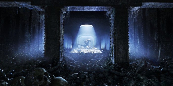 1332x850 Wallpaper web, stranger, art, skull, abandonment, the room, kev